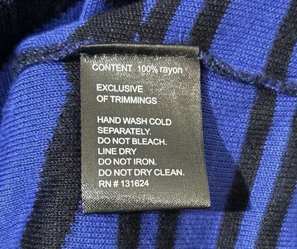 Calessa Cardigan Womens Medium Multicolor Chevron Print Open Sweater