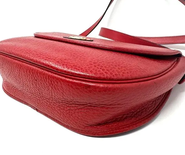 Christian Dior Vintage Red  Crossbody Leather Bag