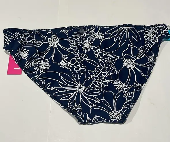 Anne cole 🎉 locker NWT XL women’s Floral Swim Bottoms - navy and Blue $54