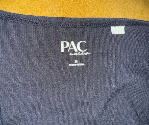 PAC Corset Bow Crop Top Black Size M