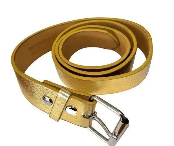 Gold Shiny Design Belt Women’s One Size Accessory Silver Details Comfortable!
