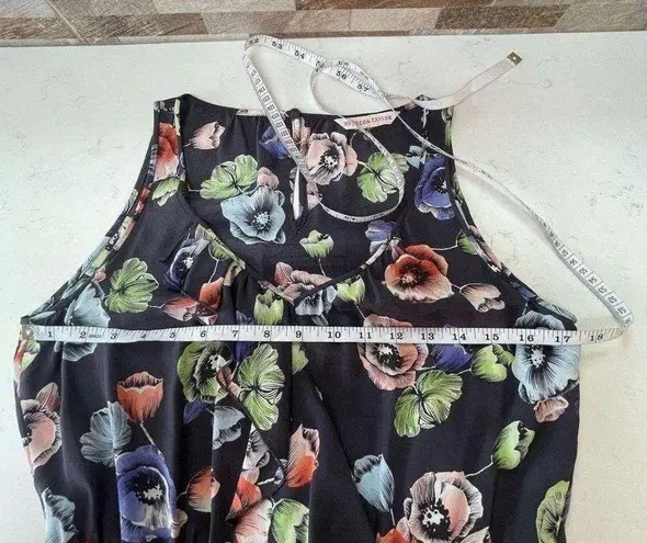 Rebecca Taylor - FLORAL "POPPY RUFFLE DRESS" 100% SILK SIZE 2