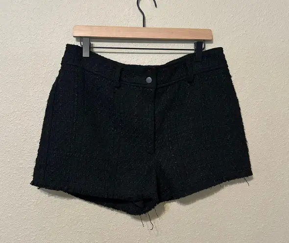 House of Harlow 1960 Black Tweeted Shorts Size Large