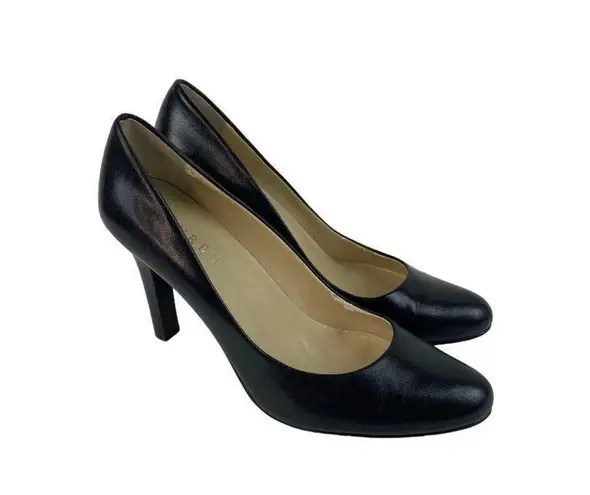 Ralph Lauren Classic Black Leather Pump Womens Size 8B Dress Business Heels