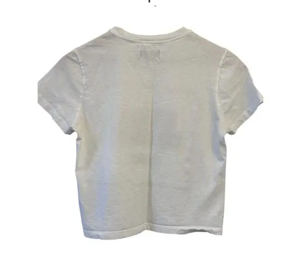 Opening Ceremony Logo Cropped white T-shirt XS Authentic