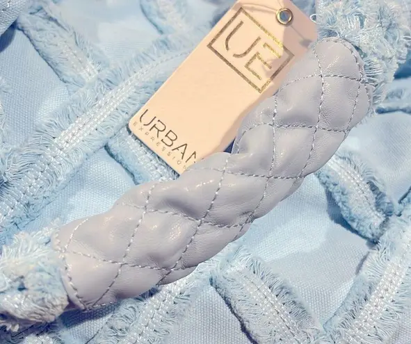 Urban Expression NWT Urban Expressions Barbuda cotton canvas hobo shoulder bag in Sky Blue $100