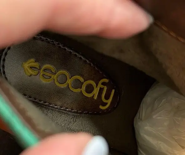 SOCOFY Women's Colorful Leather Woven Tapestry Boho Ankle Boots EU38/US7.5 Size undefined