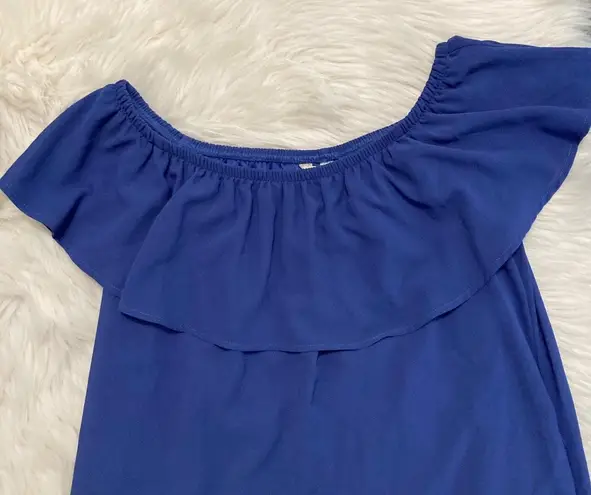 Speechless Royal Blue Off The Shoulder Dress