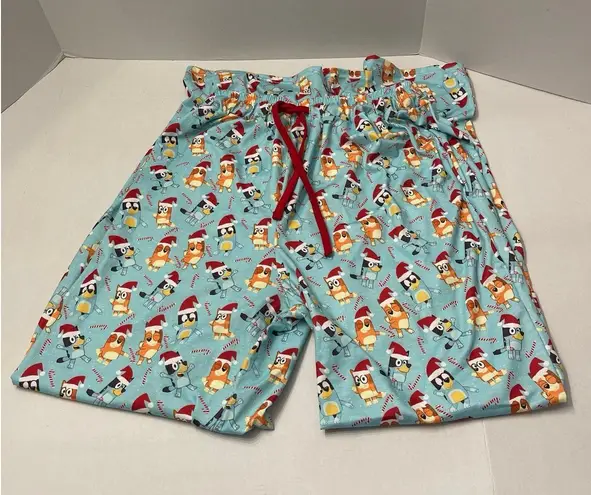 Abby & Evie Adult Bluey Christmas Pajama Pants Size XL New With Tag Blue