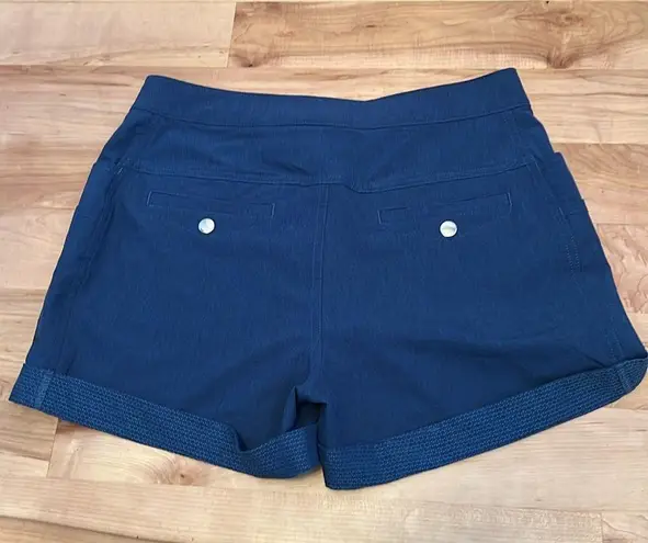 Zyia Active Blue Not Just A Trail Shorts - Medium