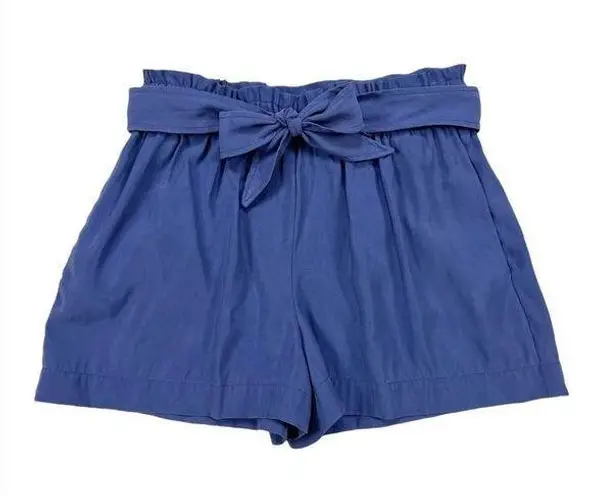 BCBGMAXAZRIA BCBG Blue Paperbag Shorts Small