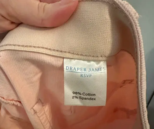 Draper James RSVP Light Pink Corduroy Wide Leg Trouser Pant // Size 14