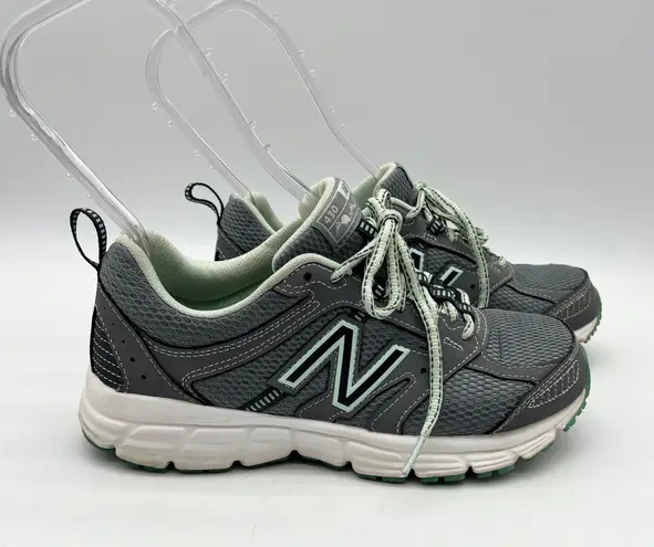 New Balance 430 V1 Running Shoes Lace-up Memory Sole Gunmetal Seafoam Size 7