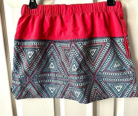 Patagonia  Baggies Chevron print mini skirt