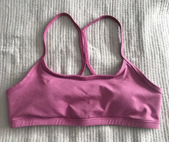 Johnny Was CALME Racerback Sports Bra Ease Cross Back Yoga Pink Purple NWOT XL