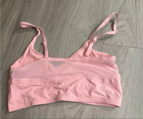 Colsie Pink Ruched Bralette Intimates Size M