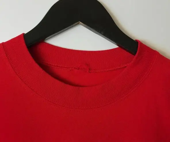 90s Vintage SCHS T Shirt Single Stitch High School Graphic Tee Red Large L Logo