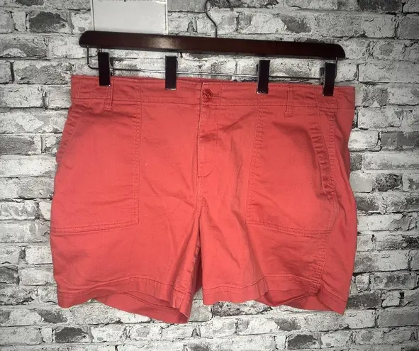 Liverpool EUC Los Angeles Women's Vibrant Coral Shorts Size 20 (RN 163830)