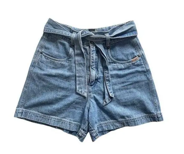 EXPRESS 80s Vintage  Paperbag Jean Shorts Size 7/8