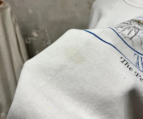 Vintage 90s The Perrys Gospel Heaven Means To Me White Crewneck Sweatshirt XL