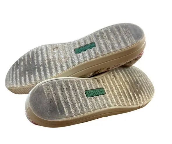 Hotter Size 7 Floral Slip