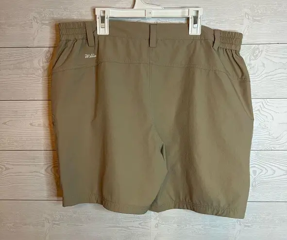 Willit deep khaki cargo stretch shorts Size XL Tan