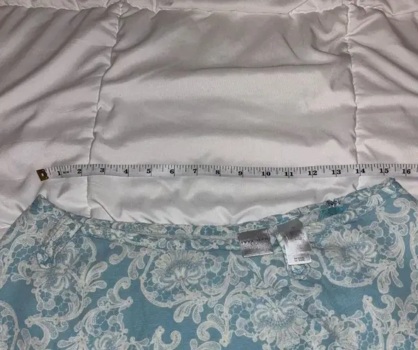 Emma James Beach Day Paisley Skirt Size 10 Blue