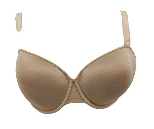 Thirdlove  24/7 Classic T-Shirt Bra Satin Taupe Lightly Lined Womens Size 40B