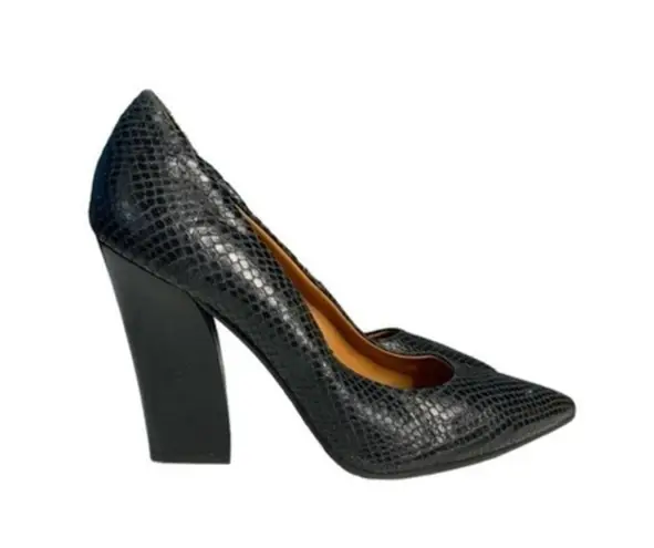 & Other Stories heels faux snake skin pointed shoes 41