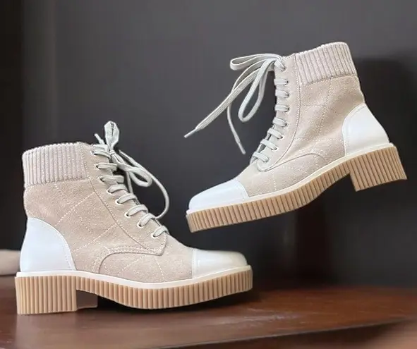 VANELi Mage Boots in Light Grey Nival Combo, Size 7.5 New w/o Box Retail $250