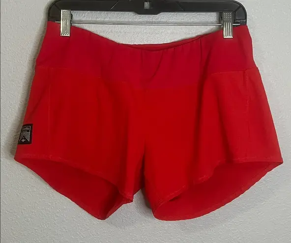 Oiselle Running Shorts Red Size 8