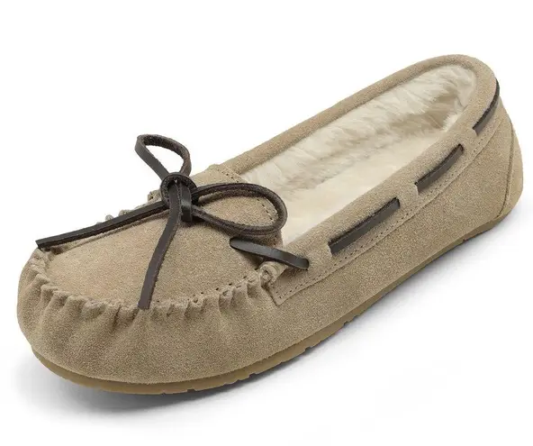 Dream Paris Dream Psirs Faux Suede Moccasin Slippers women’s size 11