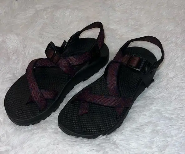 Chacos Women’s  Size 7 Maroon and Purple Single Strap Hiking Shoes