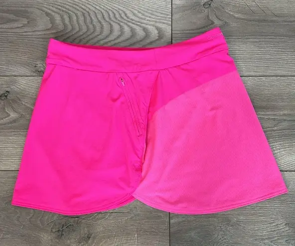 Outdoor Voices  14" Exercise Skort Hot Pink Side Pocket Active Skirt Size Small