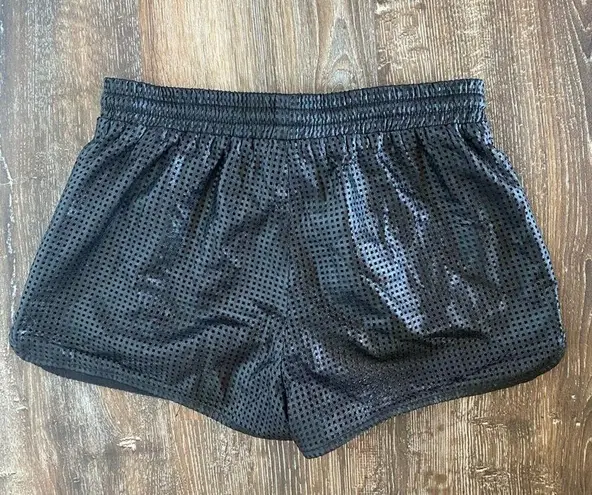 Lucca Couture  Faux Leather Laser Dot Shorts Size XS