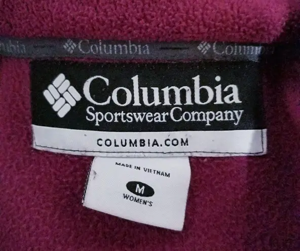 Columbia  women's fleece zip up jacket MEDIUM