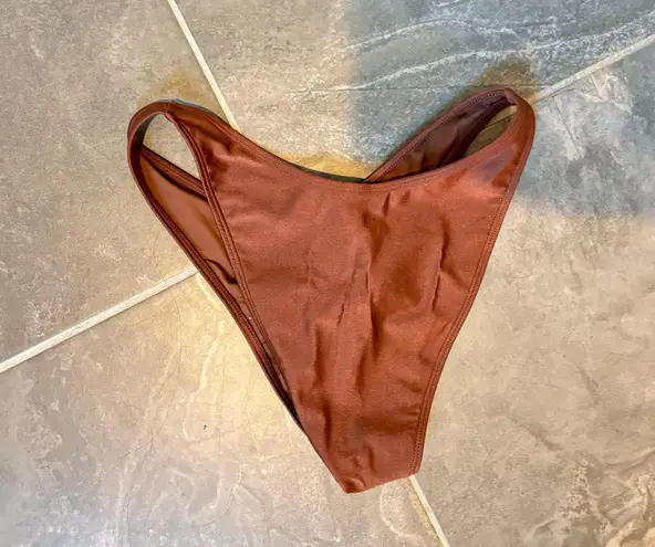 Garage Brown Bikini Bottoms