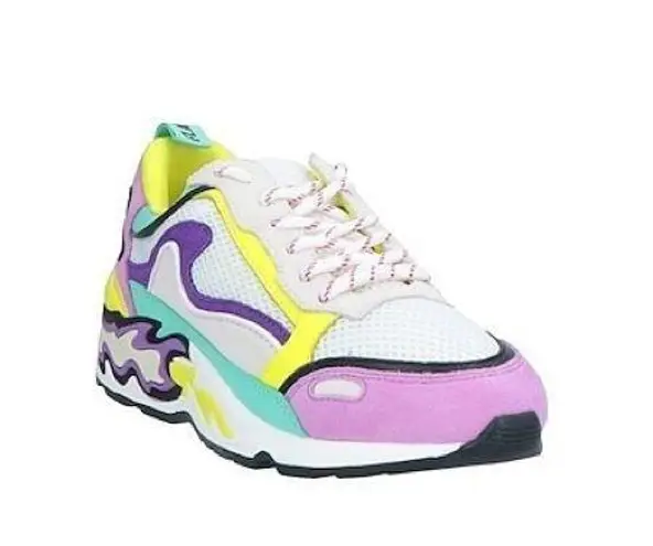 Sandro NEW Flame Trainer Sneakers Multicolor Suede Sold OUT Online