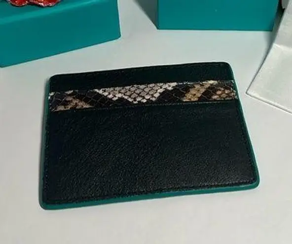 Tieks  Card Case - Copperhead Snake Trim