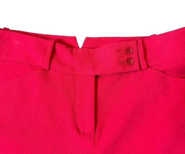 BCBGMAXAZRIA  Symon Cuffed Shorts Lipstick Red Size XS Women's