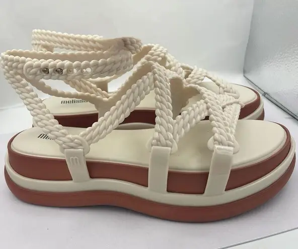 Melissa vegan jelly platform strappy sandals women’s Size 8 comfortable