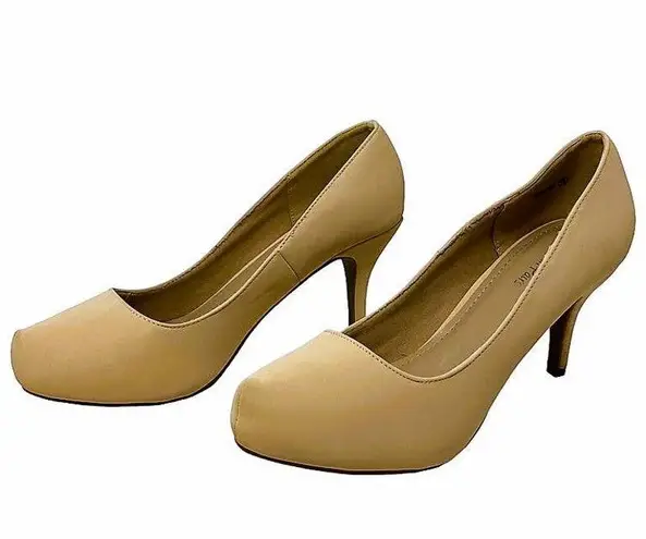 Dream Paris NWOT ~ DREAM PAIRS Tiffanny Matte Beige High Pumps High Heel Shoes ~ Women's 10