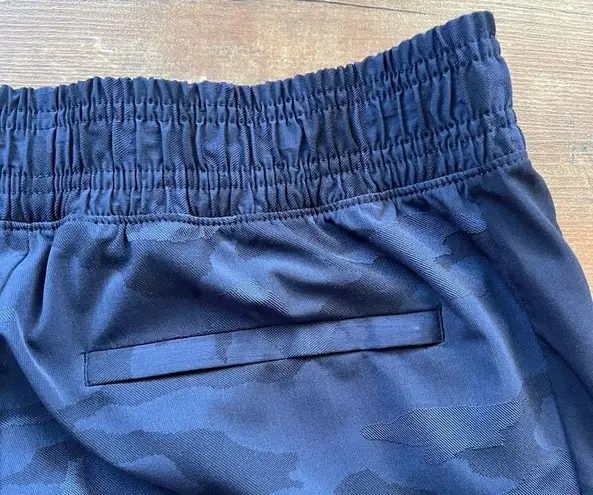 Athleta  Brooklyn Textured Navy Blue Camo Jogger Pants Size 6