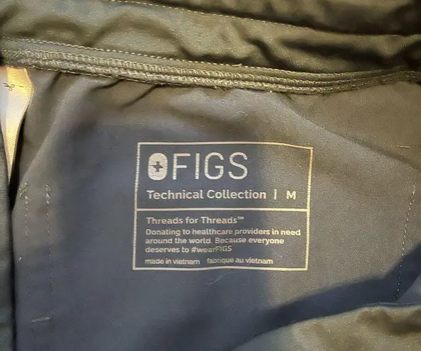 FIGS  Technical Collection Joggers Scrub Pants Size M Dark Blue Medical Pockets