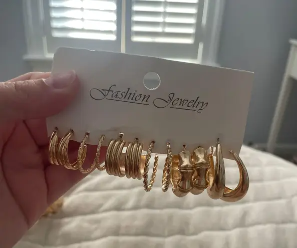 Gold Hoop Earrings