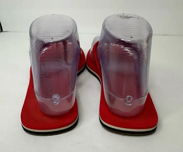 Rothy's Womens size 6 Red The Flip Flop Firecracker Slip On Sandals Flat Thong