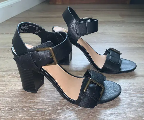 Brash Black Heels