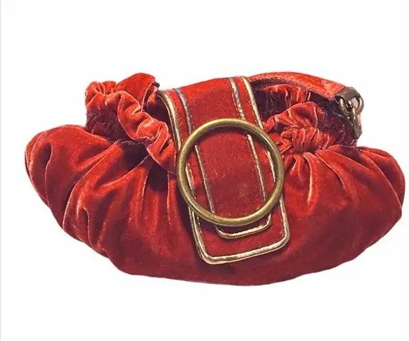 Velvety Mini Bag, Burnt Orange