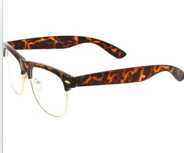 new Dapper Horn Rim Sunglasses Clear Sunnies ☻ Tortoise Shell + Clear ☻︎