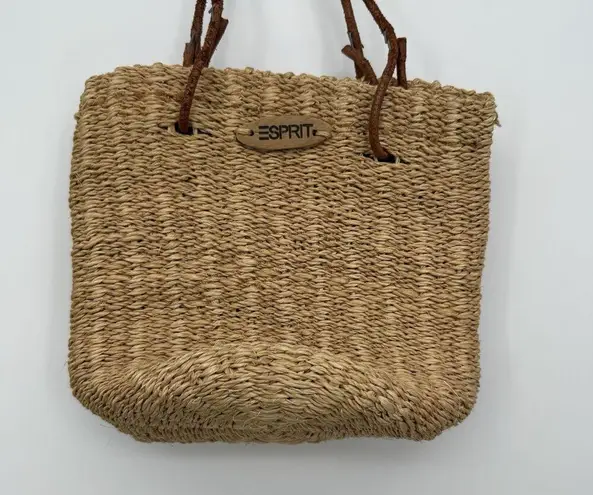 Esprit Vintage Jute Natural Bag Handle Summer Cottage Leather Handle